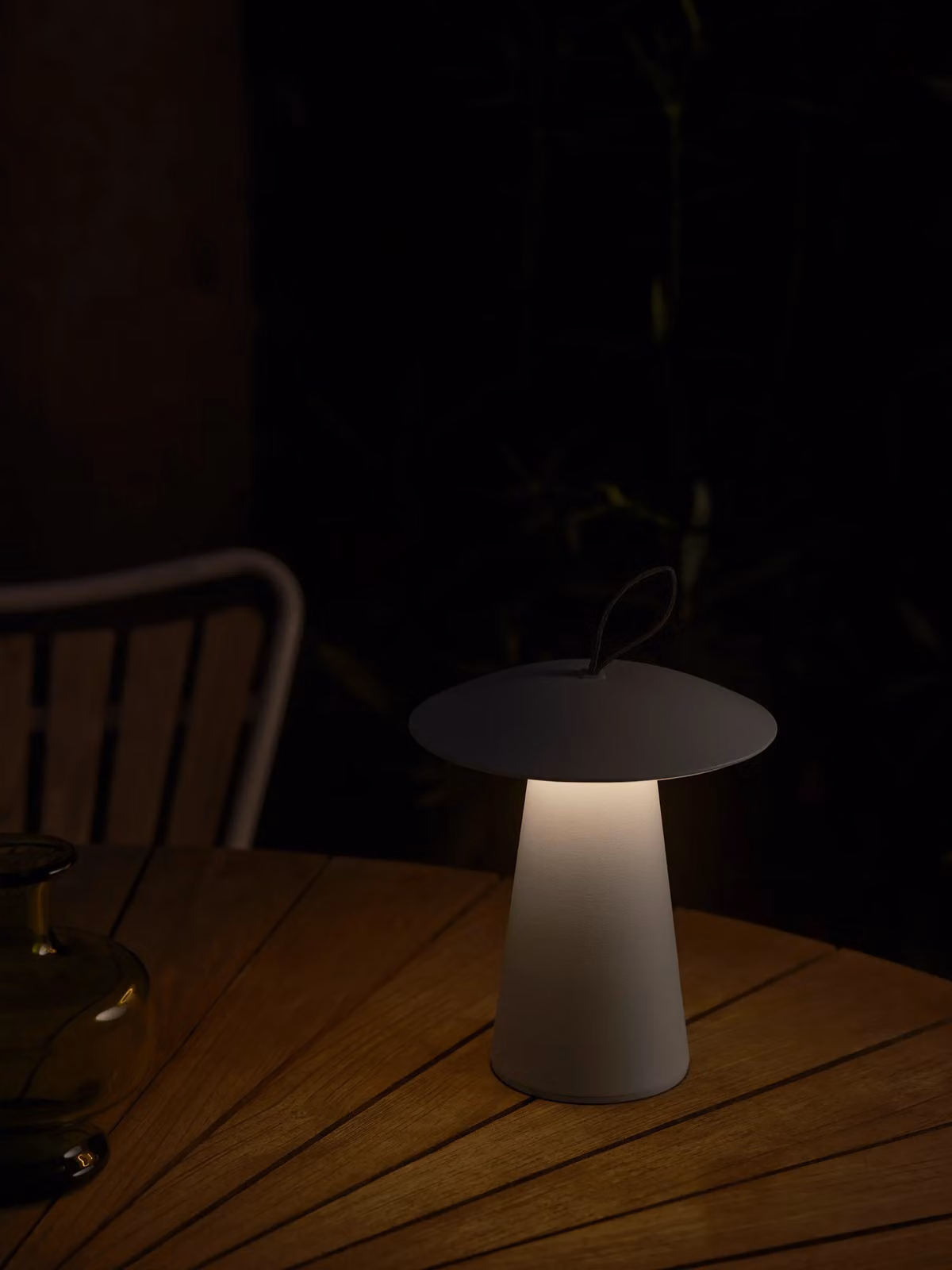Nordlux Ara Portable LED Outdoor Garden Light, White Metal, IP54, Warm White, Rechargeable – 2