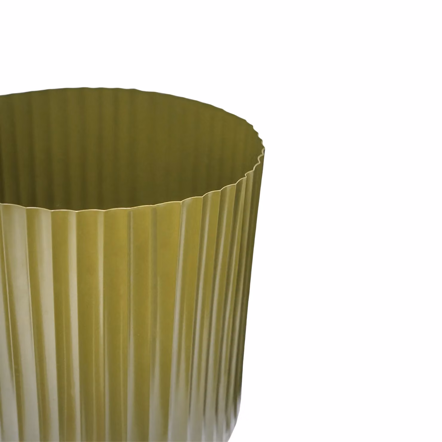 Ivyline Hudson Green Corrugated Steel Planter Tub, Set of Two, H37 x W37 x D37 cm – 2