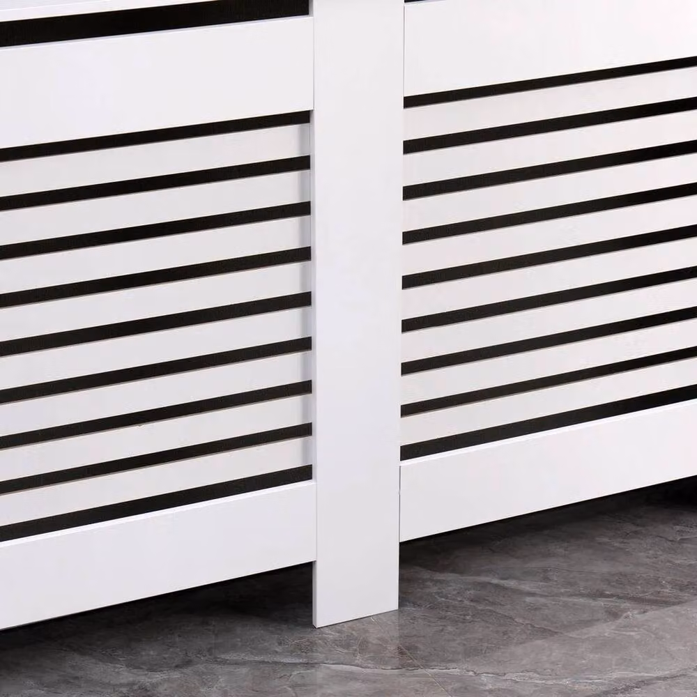 PAWNORA Large White MDF Radiator Cover – 3