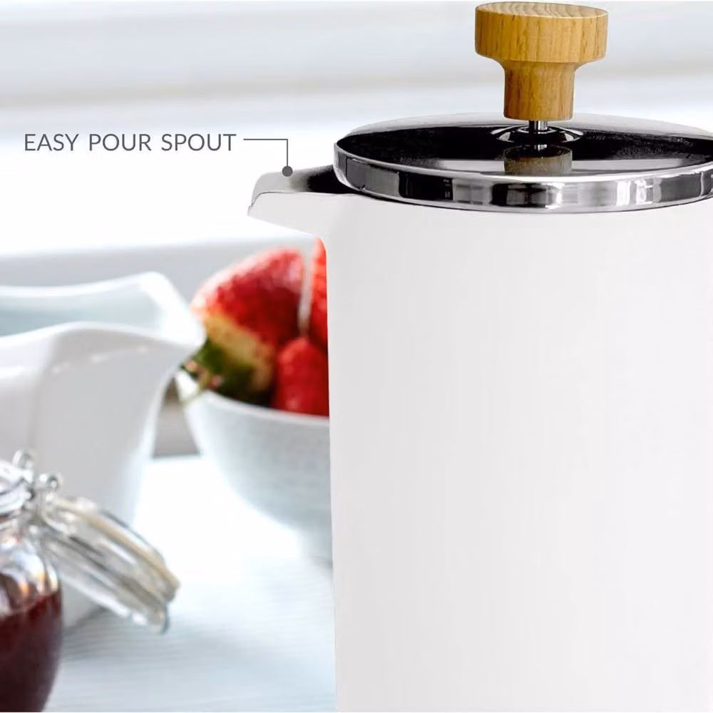 Andrew James Cafetiere, White, 600ml – 3