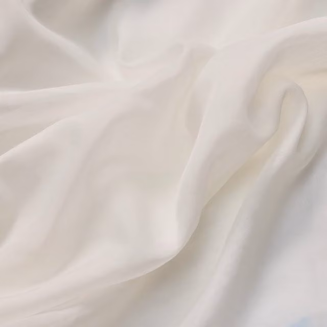 Prestigious Textiles Spotlight Plain Fabric in Ivory White