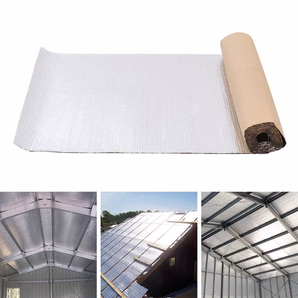 SPETLEK Self Adhesive Silver Bubble Insulation Foil for Sheds – 3