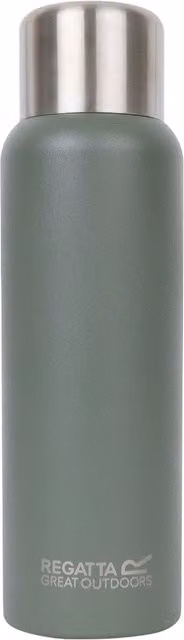 Regatta Thermulate Vacuum Insulated Travel Bottle, 0.75 l, Sage Green and Silver