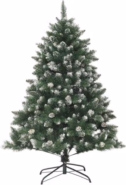 Berkfield Home Classic Artificial Christmas Tree with Stand, Green, Height: 150 cm