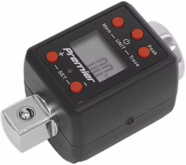Loops Digital Torque Adaptor with LCD Display, 3/4 inch Sq Drive, 200 to 1000 Nm Range, Black and Multicolour – 1