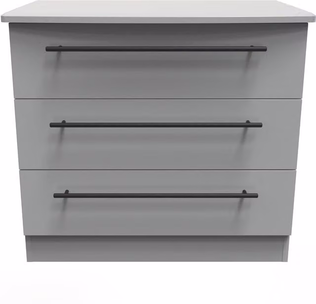 2 U Howard 3 Drawer Chest in Dark Grey – 1