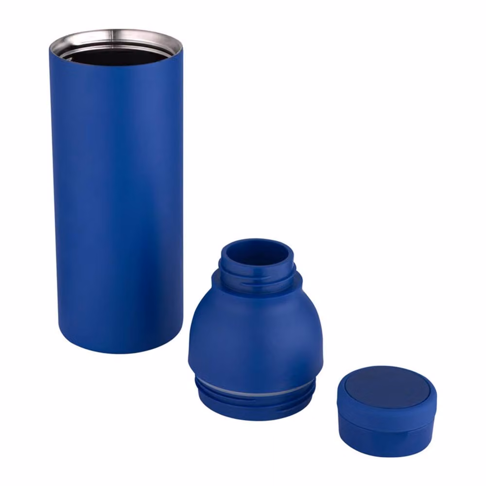 Floso Stainless Steel Double Wall Water Bottle, 650ml, Blue – 2