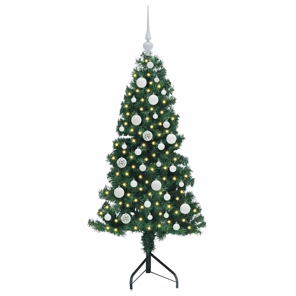 Berkfield Home Green Freestanding Artificial Christmas Tree, Height: 120 cm – 3