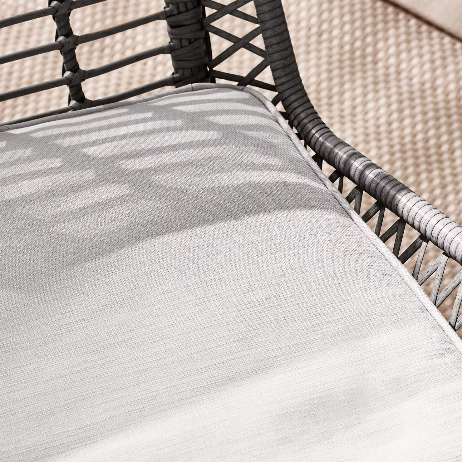 FurnitureboxUK Industrial Grey and Black Rattan Garden Set with Metal and Glass Details – 3
