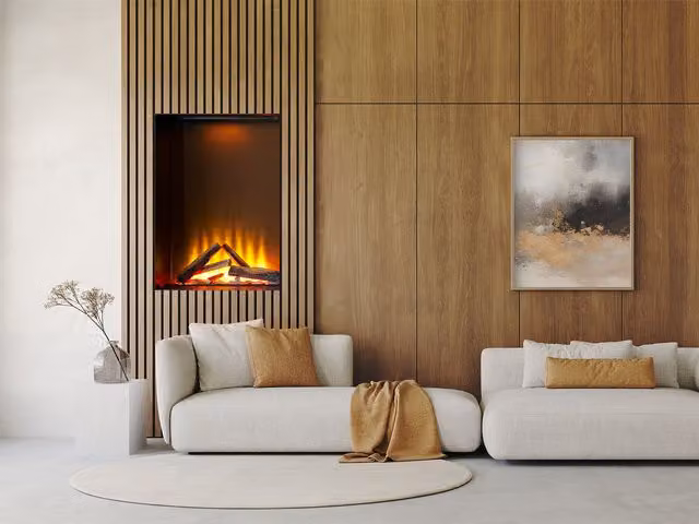Acantha Aspire 50 Portrait Black Fully Inset Media Wall Electric Fire – 1