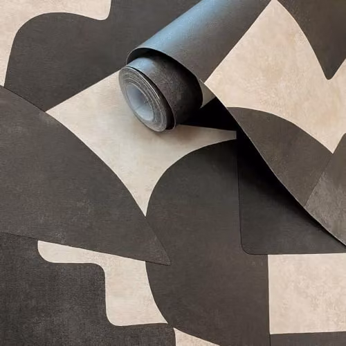 Holden Decor Abstract Angles Modern Wallpaper in Cream, Anthracite and Grey – 2