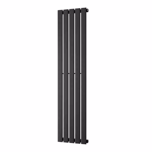 UK Radiators Typhoon Black Vertical Designer Radiator, H 140 cm x W 34 cm – 2