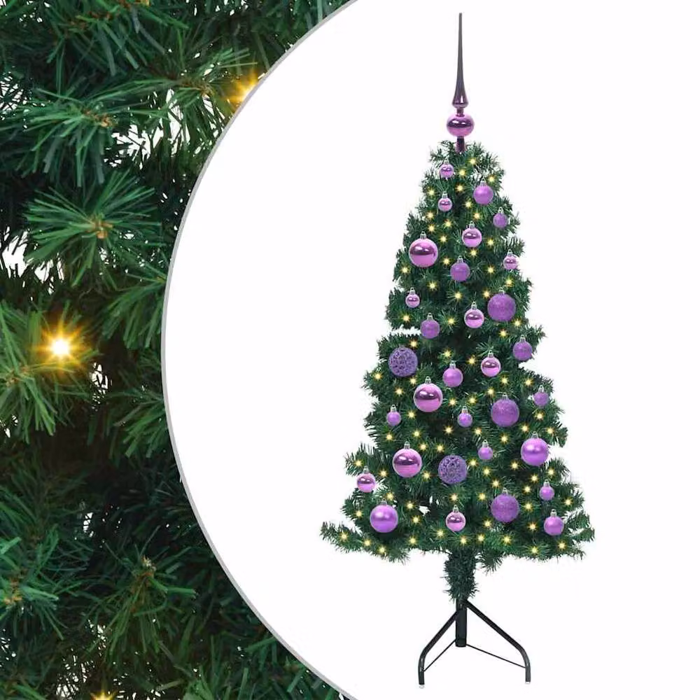 Berkfield Home Green Freestanding Artificial Christmas Tree, Height: 120 cm – 2