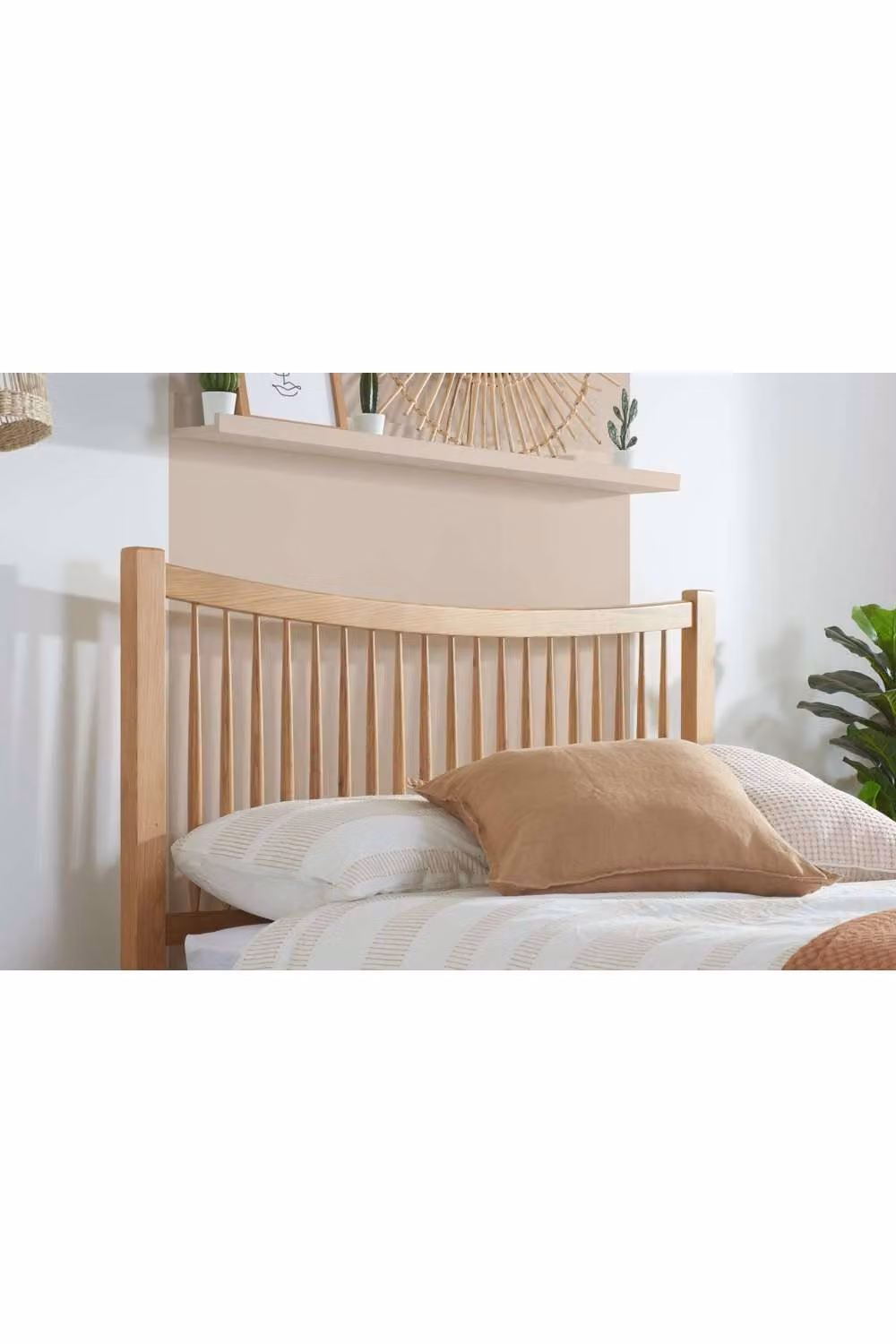 Birlea Berwick Oak Wooden Bed Frame, Brown, W/D/H: 180 x 200 cm – 2