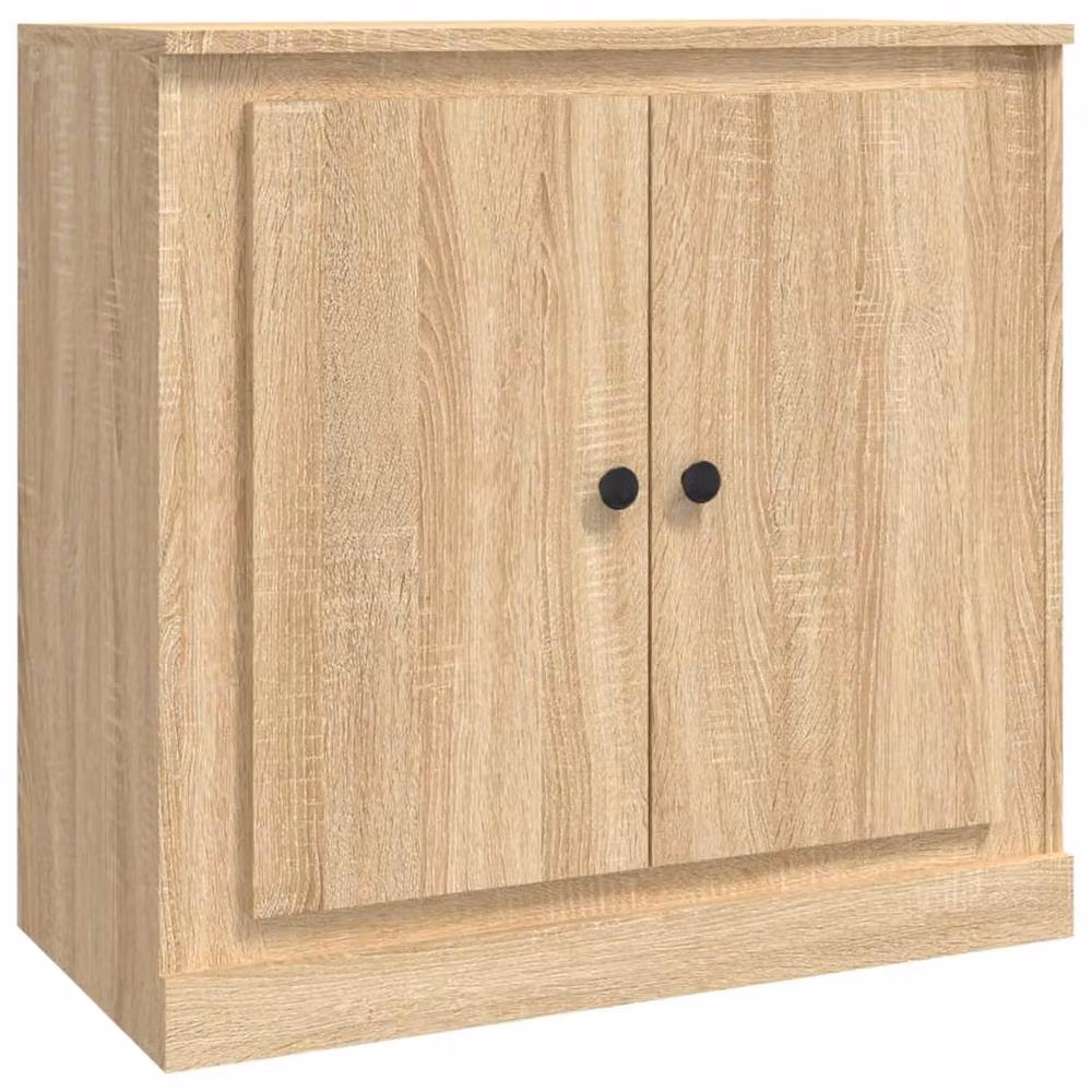 Berkfield Home Sonoma Oak Sideboard in Beige, W/D/H: 70 x 35.5 x 67.5 cm – 2