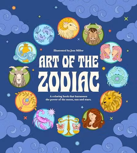 Art of the Zodiac: A Colouring Book for Adults by Page Street Publishing, Multicolour – 1