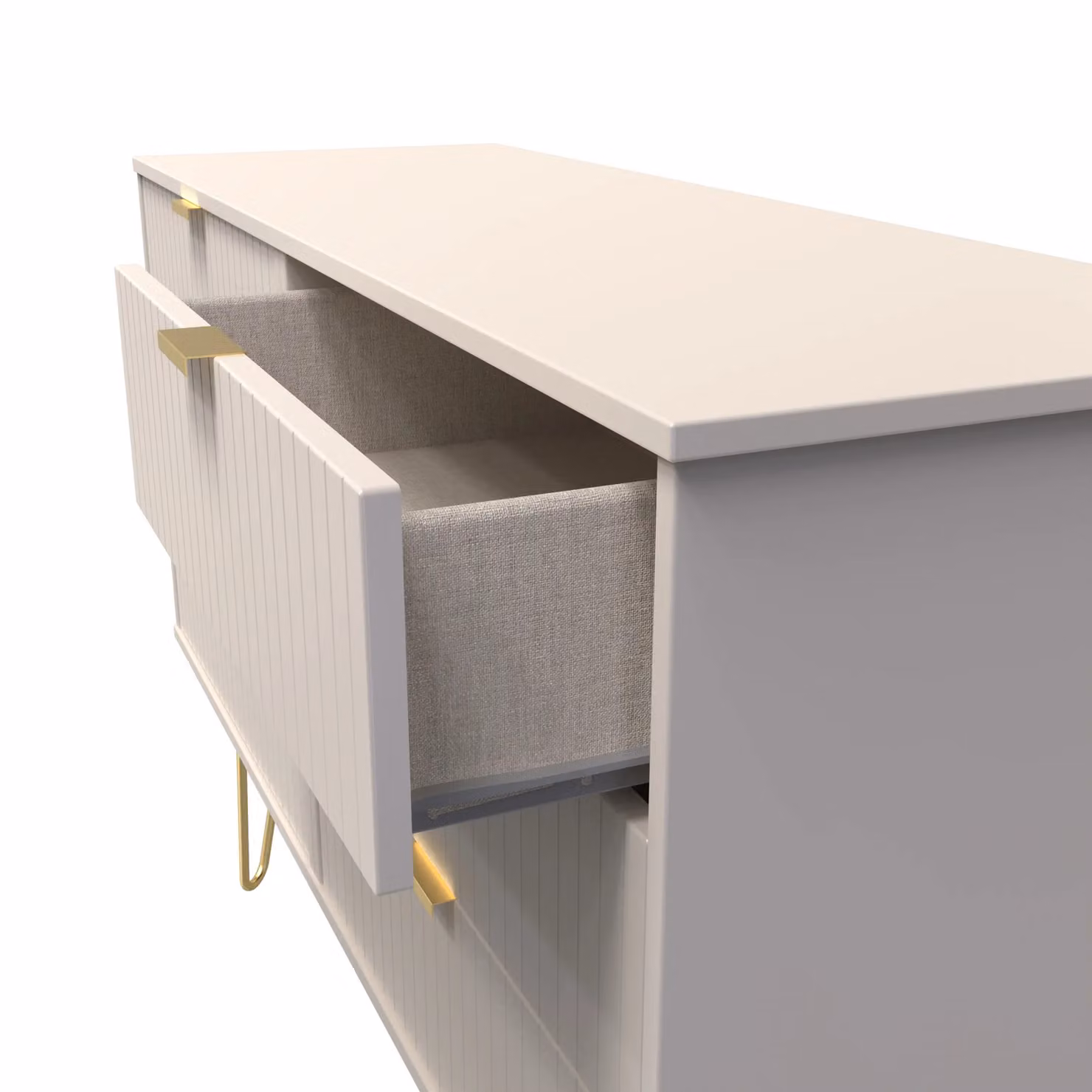 2 U Bexley 6 Drawer Wide Chest in Taupe – 2