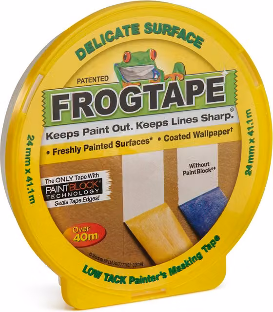 FrogTape Multi Surface Low Adhesion Masking Tape in Yellow