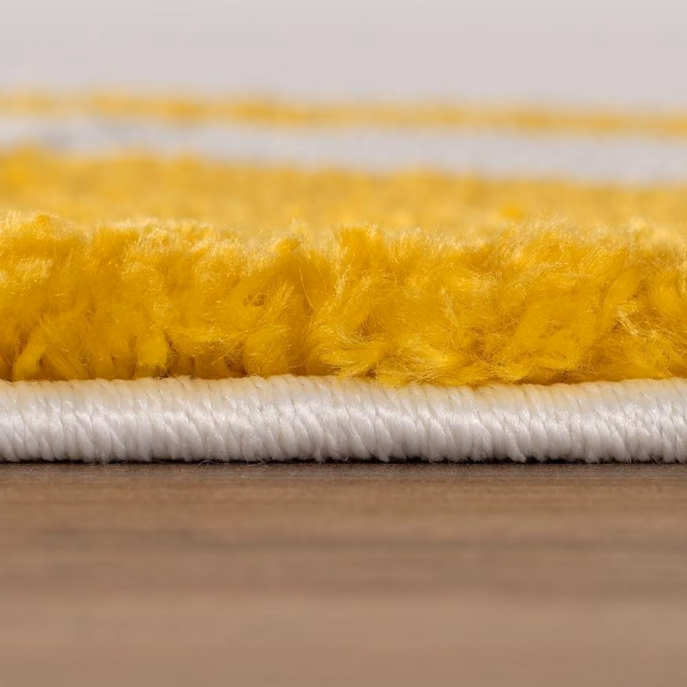 THE RUGS Joli Abstract Pattern Soft and Dense Pile Rug in Yellow, W: 160 cm, L: 230 cm – 2