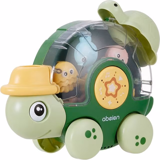 Kidkid Motorised Turtle Baby Bath Toy in Green