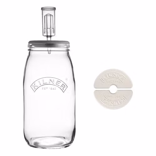 Kilner 3 l Airtight Glass Fermentation Set in Transparent – 1