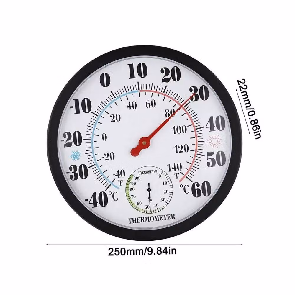 PAWNORA 2 in 1 Thermometer and Hygrometer in Black – 2