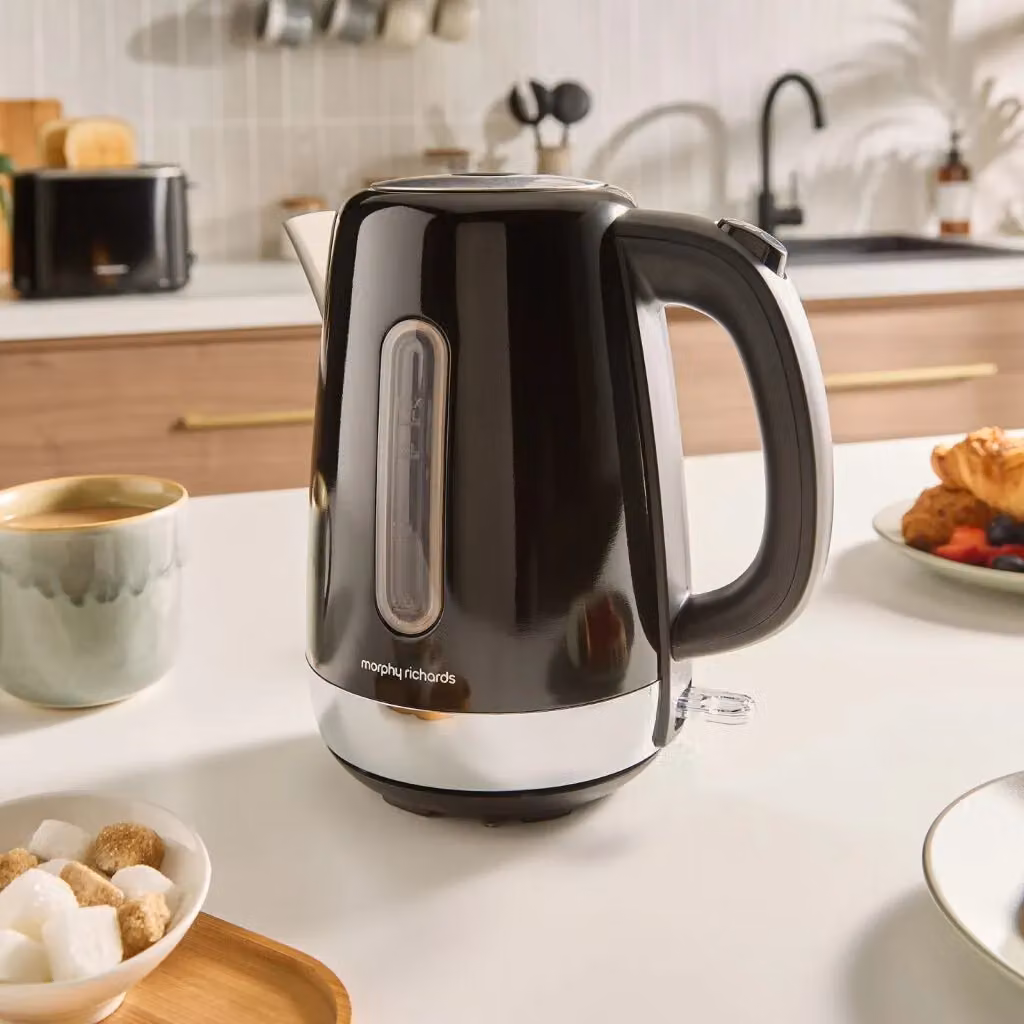 Morphy Richards Equip Jug Kettle in Black with Limescale Filter and Stainless Steel – 2