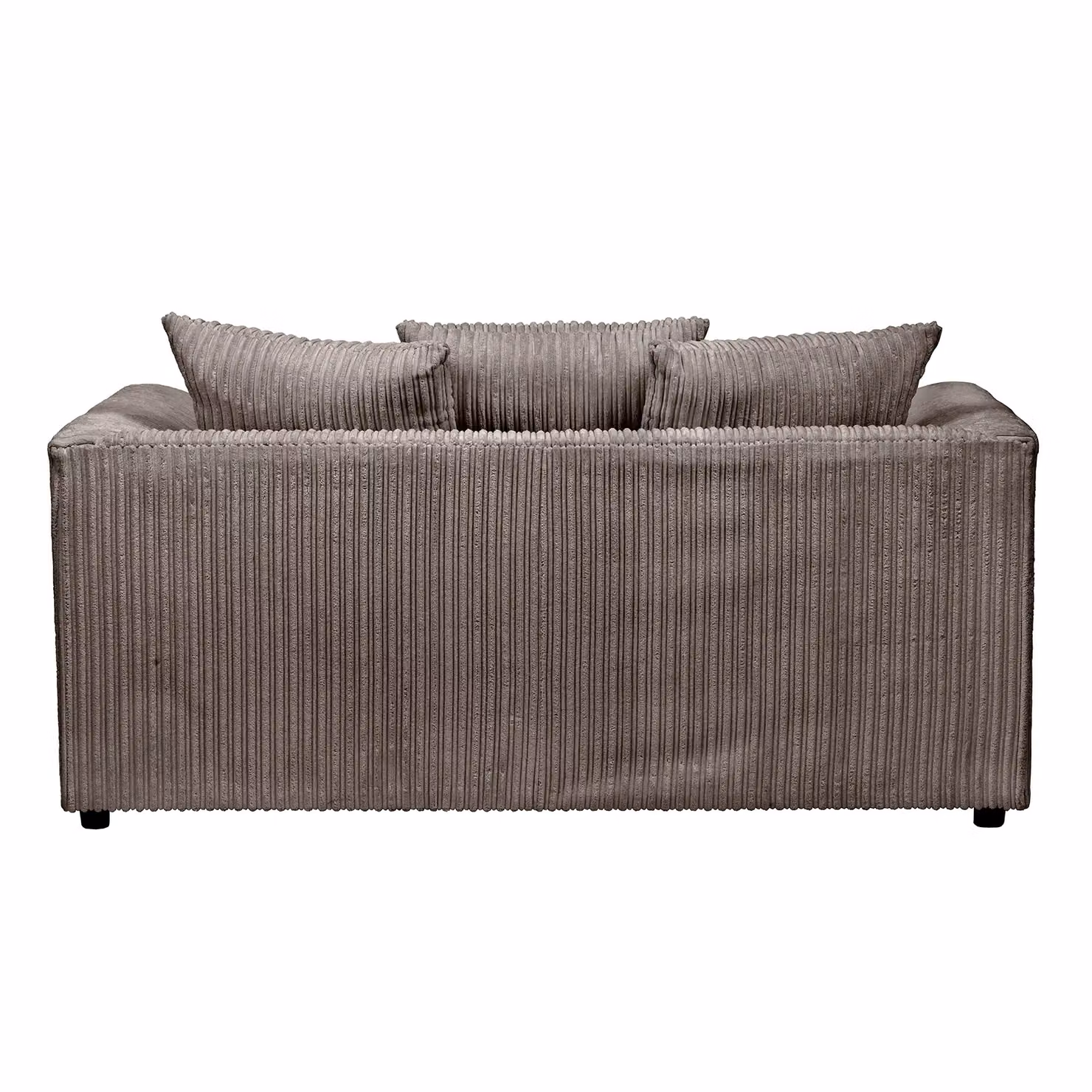 SquareBoxx Lennox 2 Seater Upholstered Sofa Set in Grey – 2