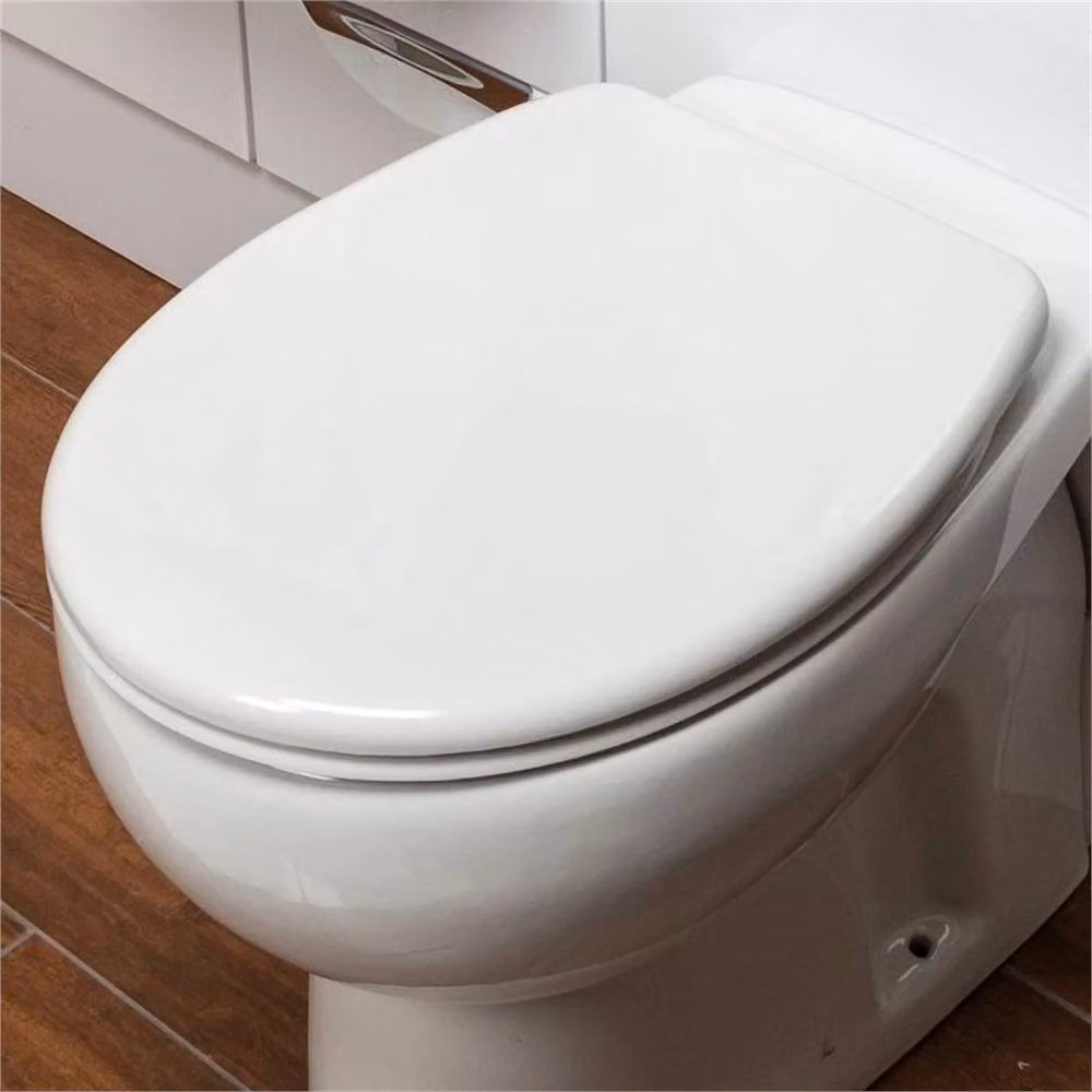 Nordara Oval Soft Close and Quick Release Toilet Seat in White, W: 1000 mm, D: 410 mm – 2