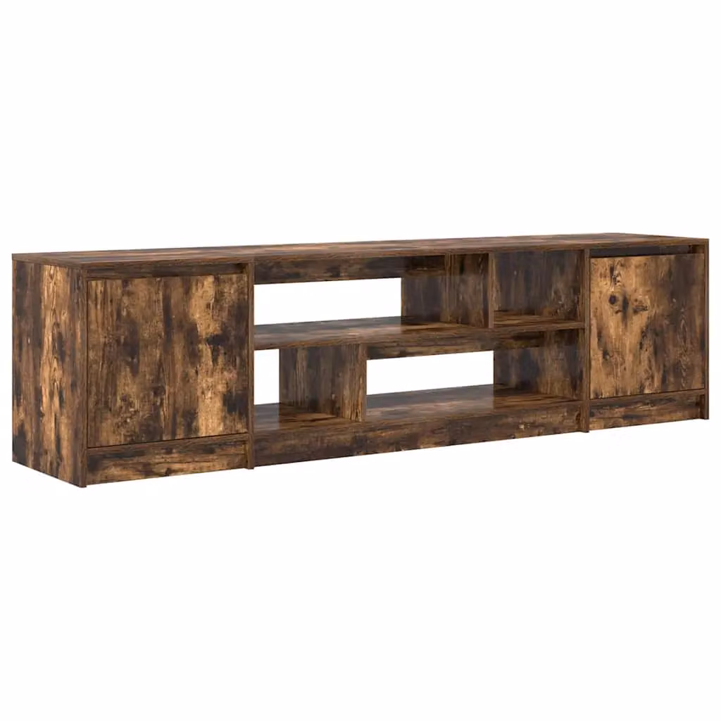 Berkfield Home Smoked Oak TV Cabinet in Brown, W/D/H: 188.5 x 41 x 50 cm – 2