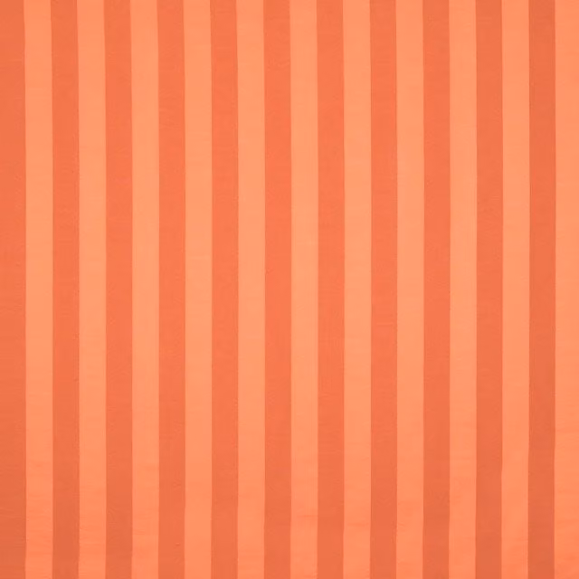 Terrys Ascot Stripe Fabric Spice Orange Adult