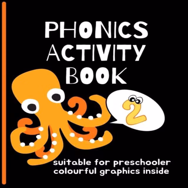 Ajrina W Ahmad Phonics Activity Book 2 for Preschoolers, Multicolour Paperback