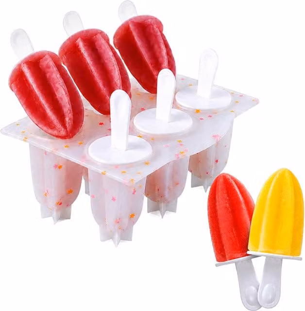 Wicked Gizmos Star-Shaped Ice Pop Lolly Mould, White