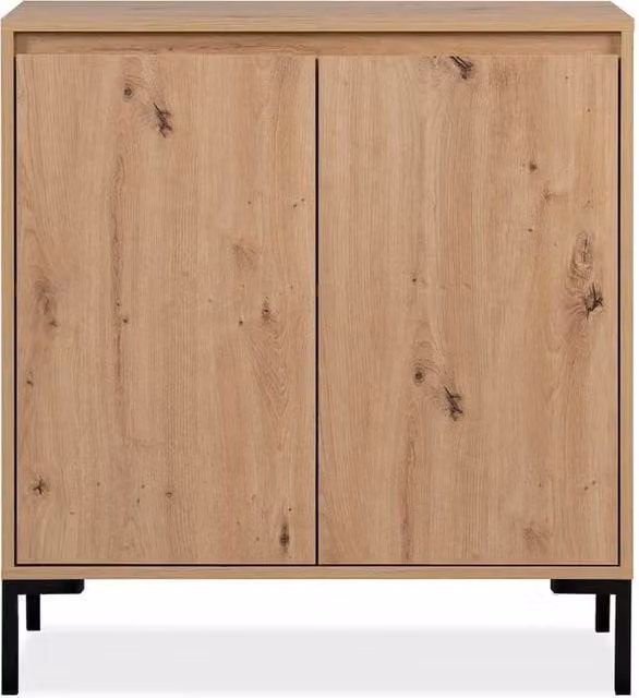 CALICOSY PLOCK 2-Door Buffet with 1 Shelf, Light Brown, Width: 81 cm – 1