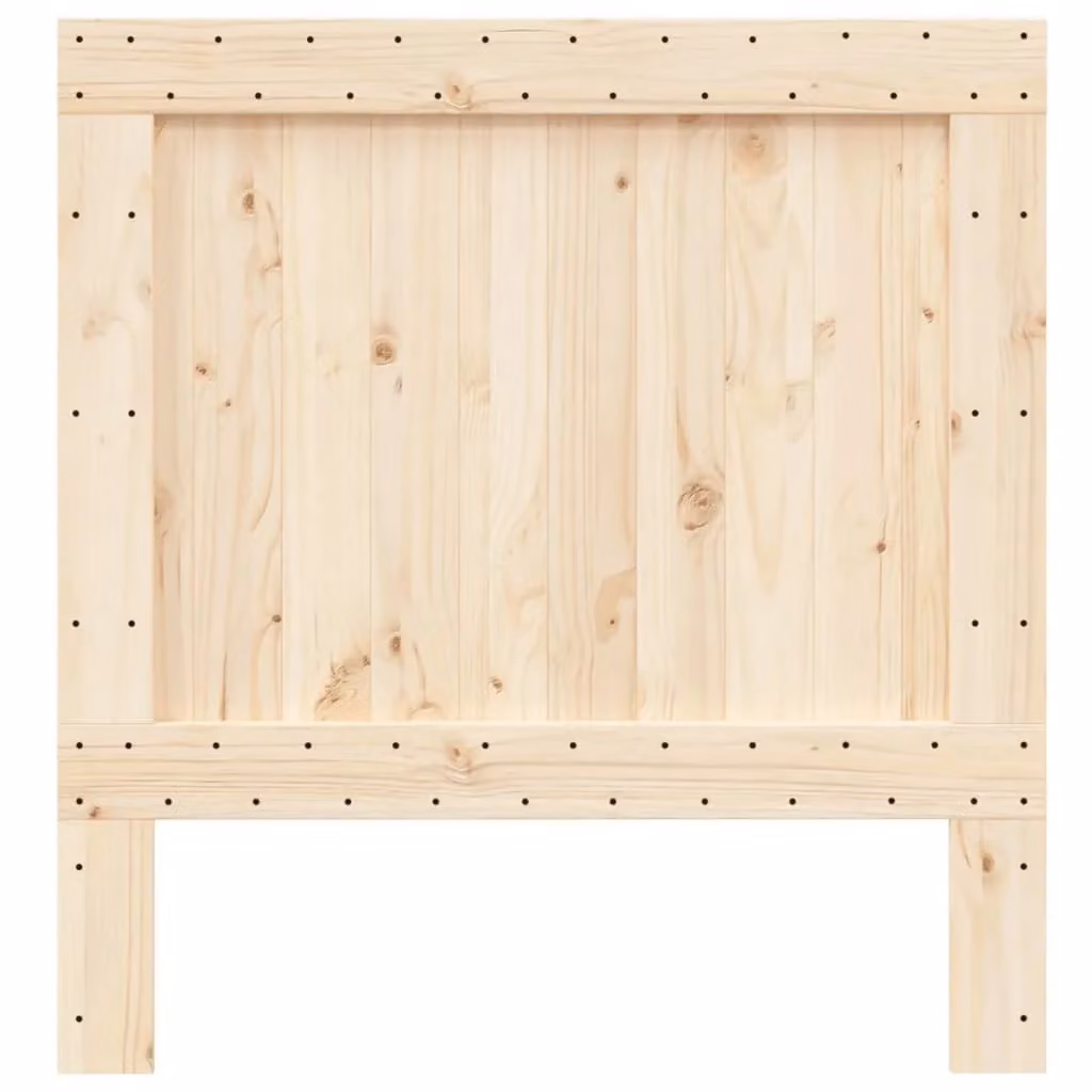 Berkfield Home Rustic Solid Pine Wood Headboard in Brown, W: 100 cm, H: 104 cm