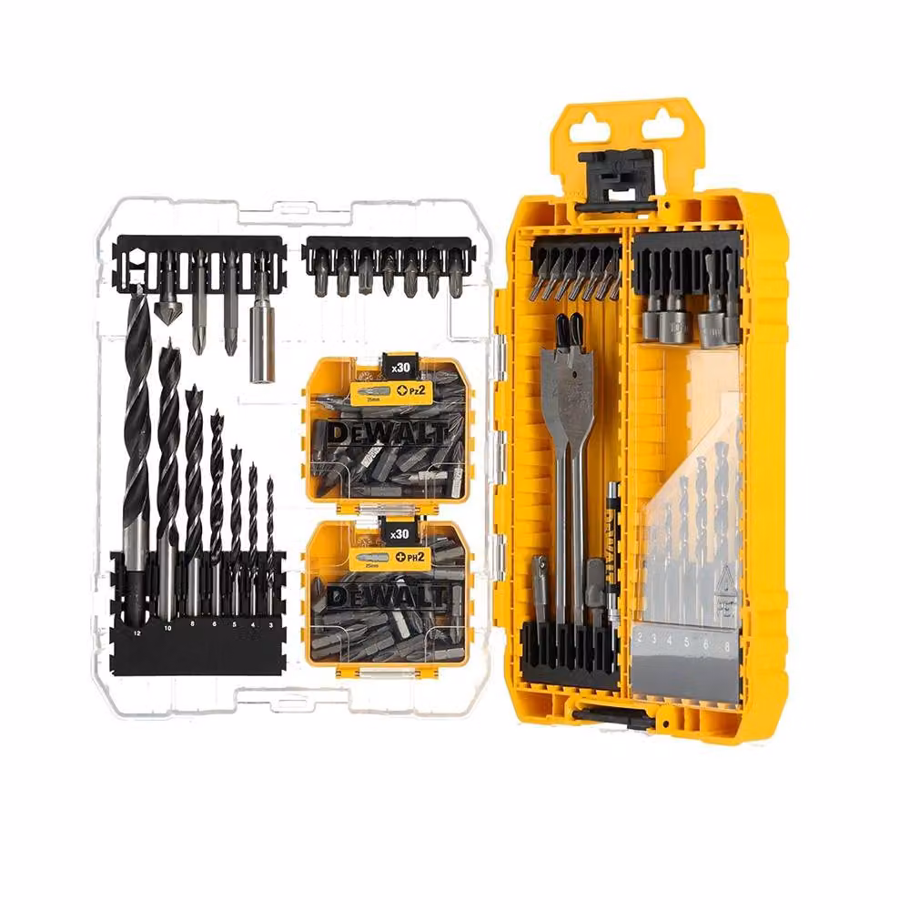 DeWalt DT70784-QZ HSS Drill Bit, Screwdriver Bit and Socket Set in Silver – 2