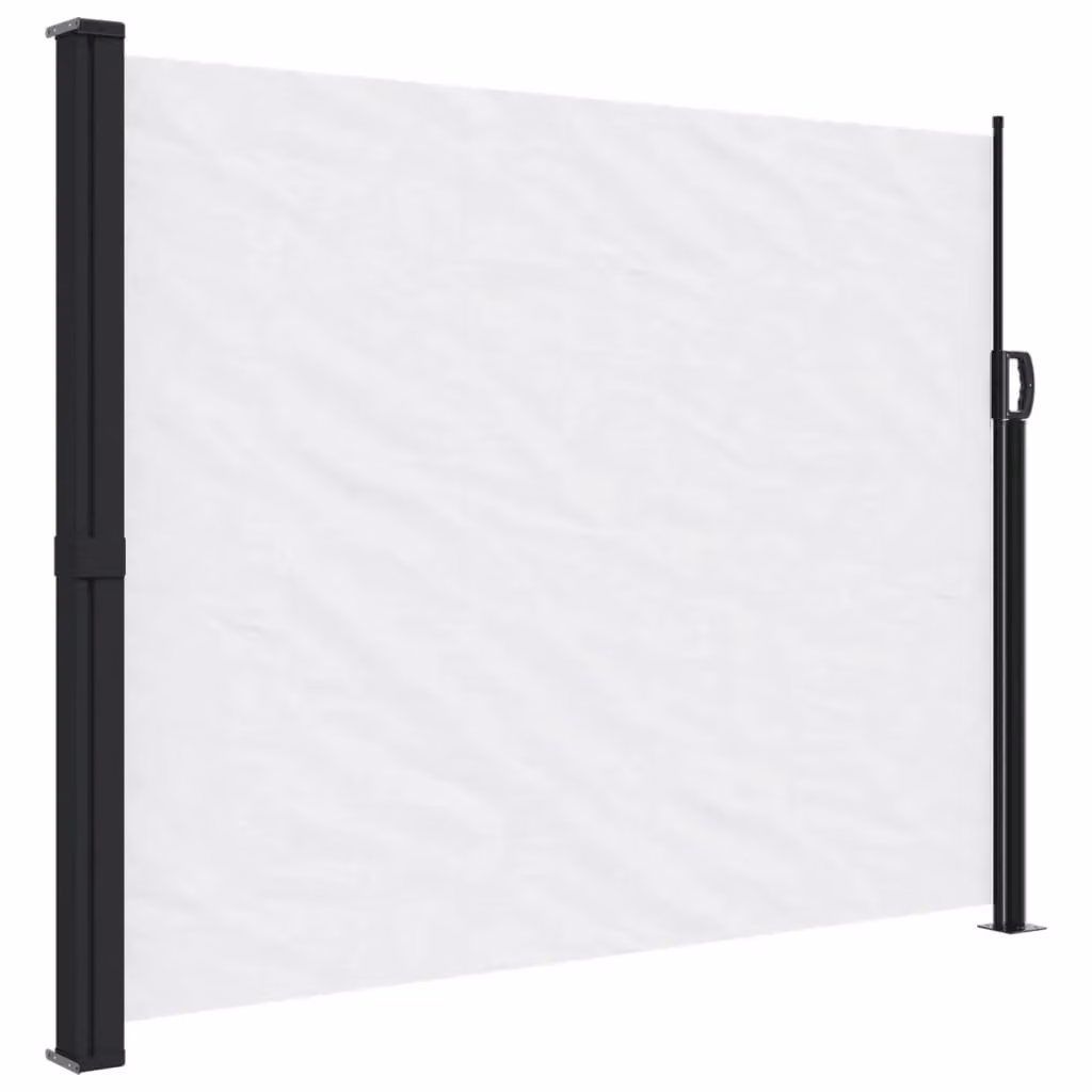 Berkfield Home Retractable White Side Awning, Wall-Mounted, W/H: 300 x 170 cm – 2