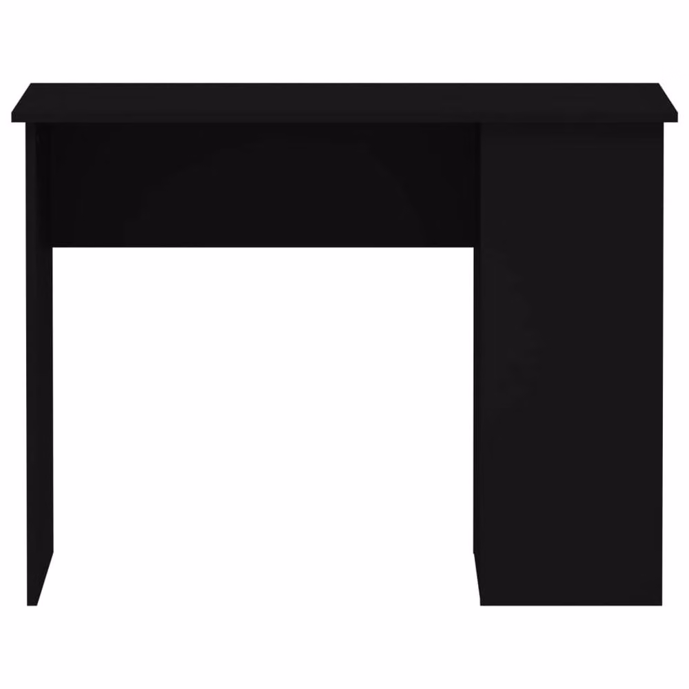 Berkfield Home Black Computer Desk in Engineered Wood, W/D/H: 100 x 55 x 75 cm – 4