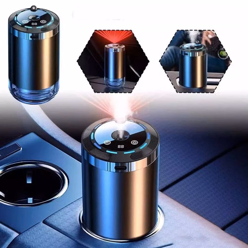 Ventryn Smart Car Diffuser Fragrance with 5 Modes and Oil in Black – 4