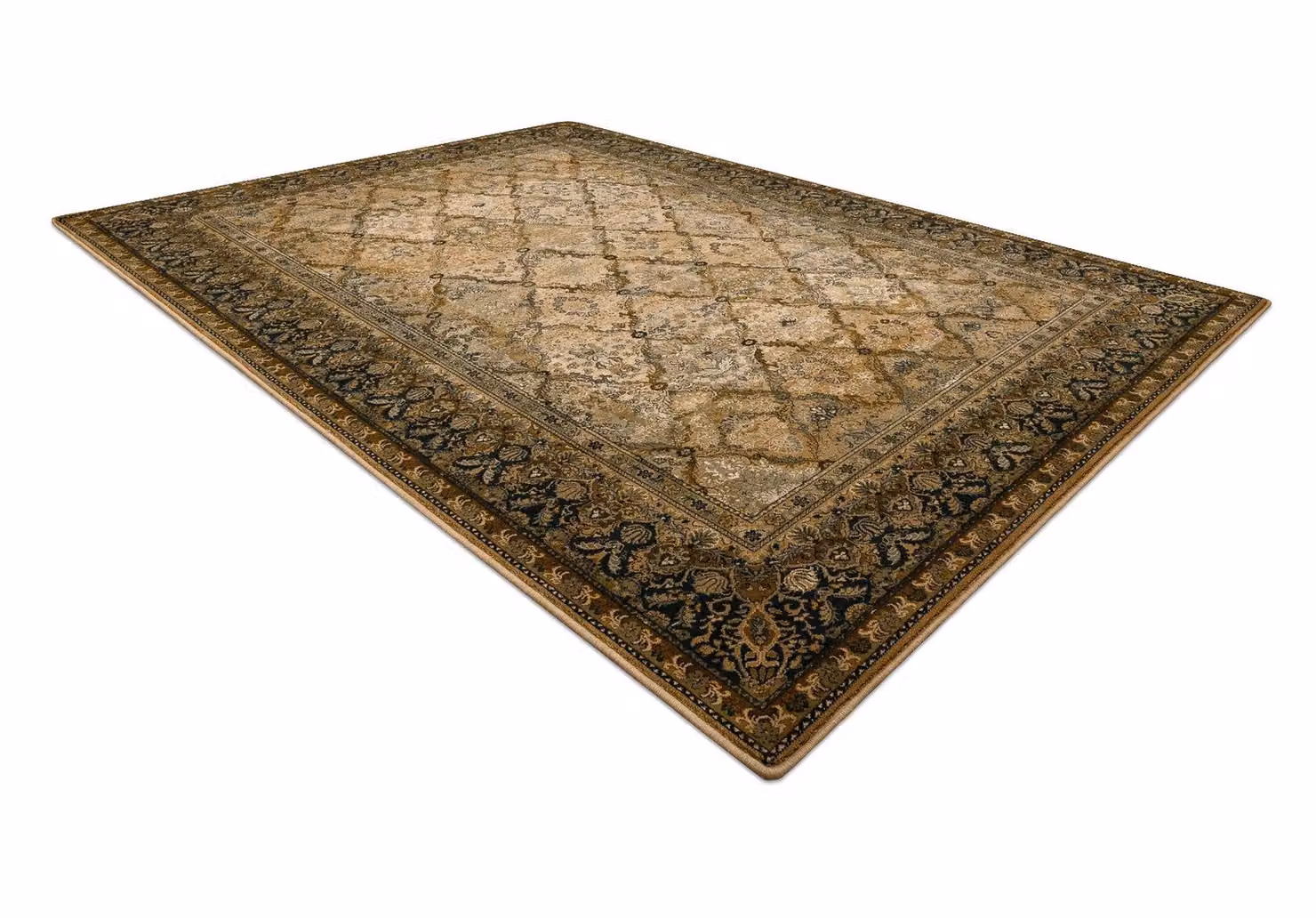 RugsX Superior Wool Ornament Rug in Beige, W/D: 170 x 235 cm – 2