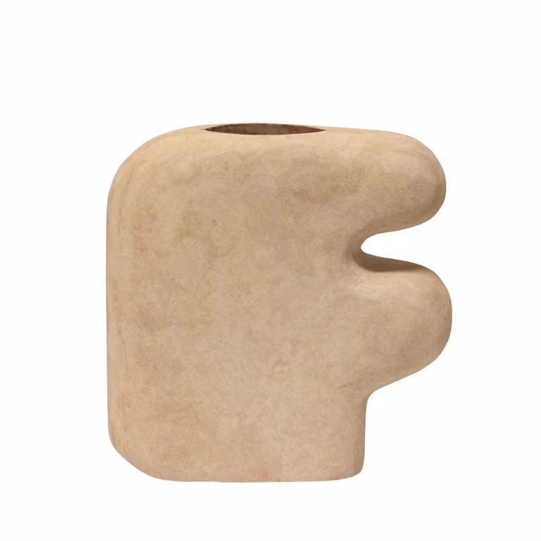 Dome Deco LIVIA Ceramic Vase, Beige