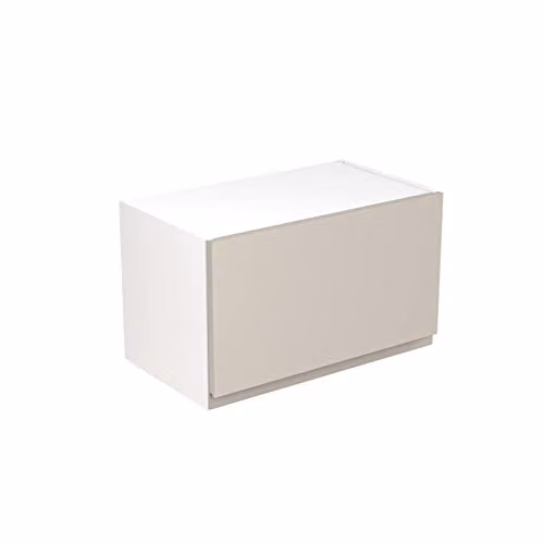 KITCHEN KIT Flatpack Bridging Wall Cabinet in Light Grey Matt, W/D/H: 60 x 36 x 36 cm