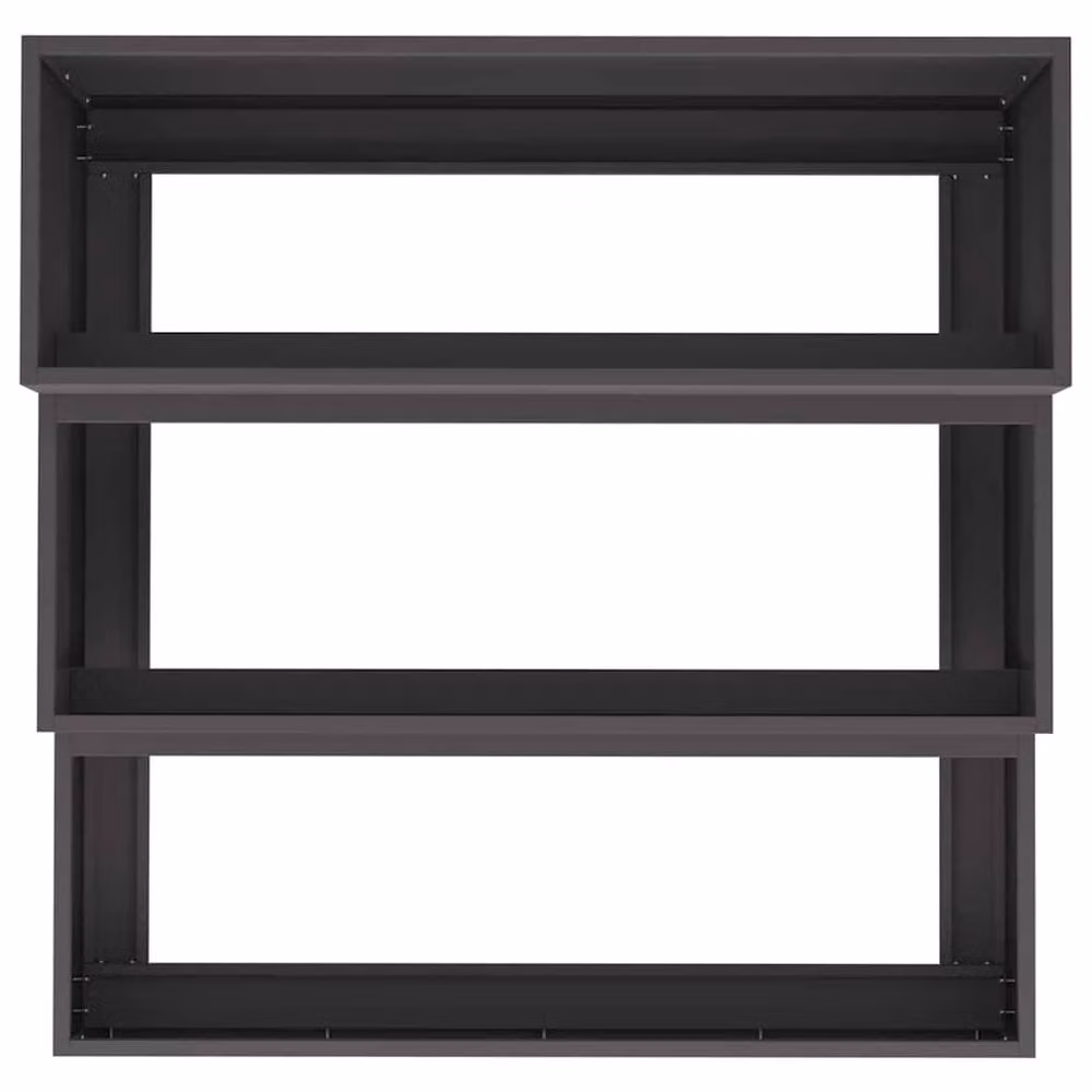 Berkfield Home 3-Tier Modern Garden Planter, Black Steel, W/D/H: 90 x 90 x 35 cm – 4