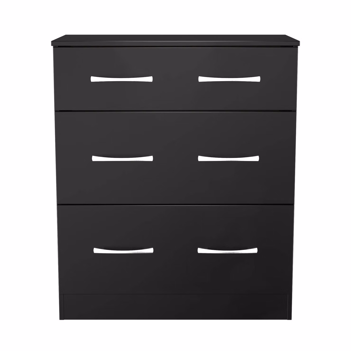 2 U Hampshire Ready Assembled 3 Drawer Deep Chest in Black – 2