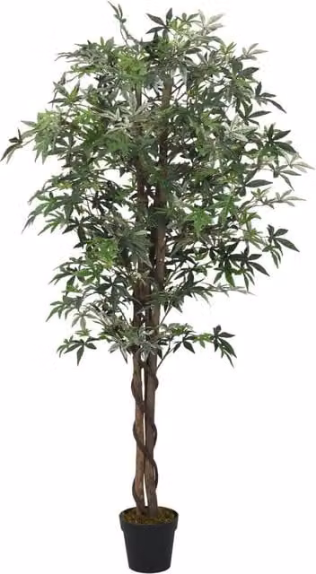 Berkfield Home Artificial Green Maple Tree, Height: 200 cm