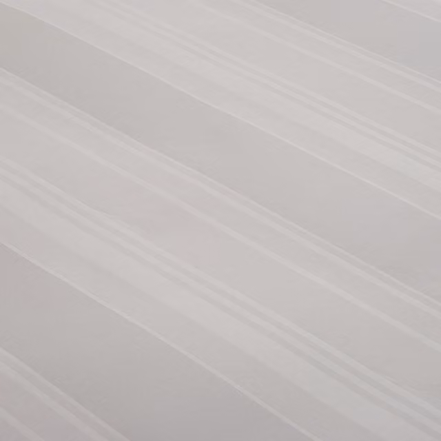 Livingandhome Classic Striped Non-Woven Fabric Wallpaper in Beige and White