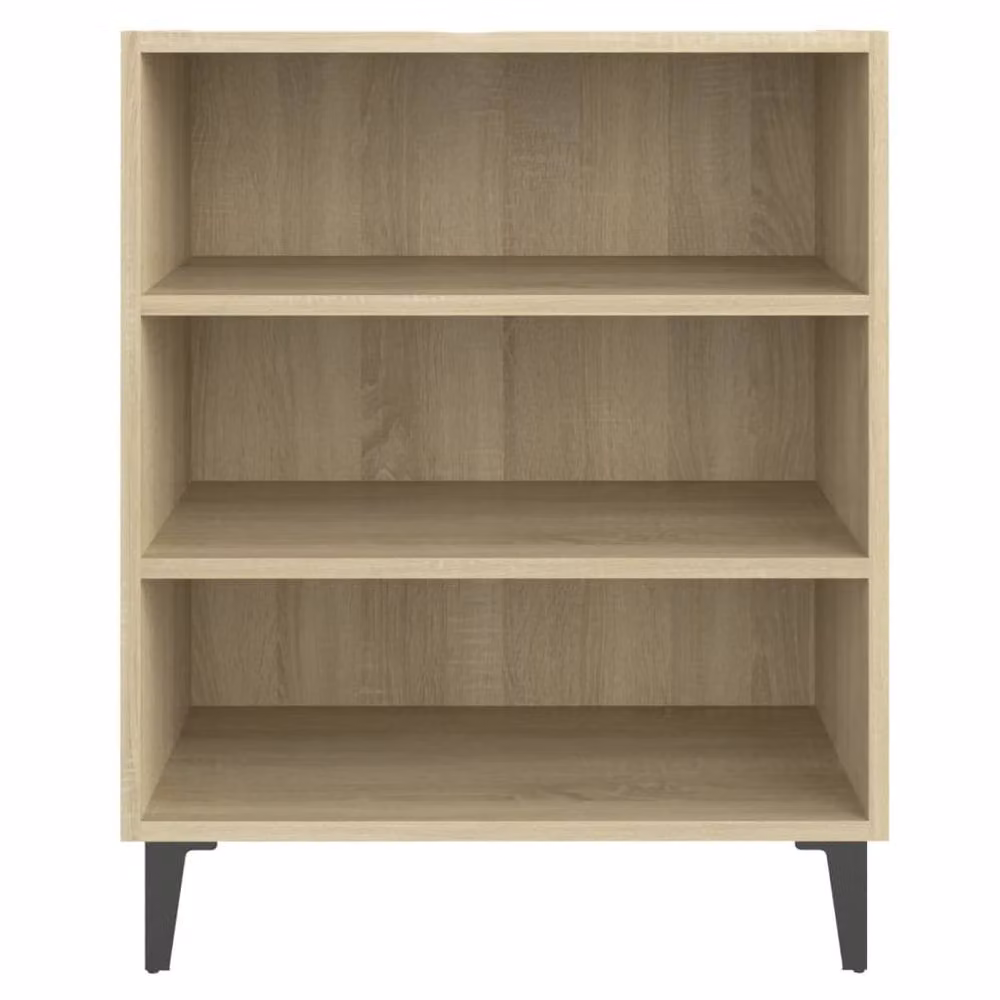 Berkfield Home Sonoma Oak Sideboard in Beige, W/D/H: 57 x 35 x 70 cm – 3