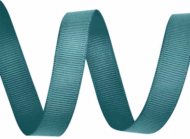 Neel Blue Grosgrain Polyester Ribbon, 15 mm x 10 m