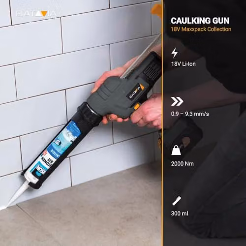 Bativia MAXXPACK 18V Caulking Gun Bare Unit, Multicolour – 5