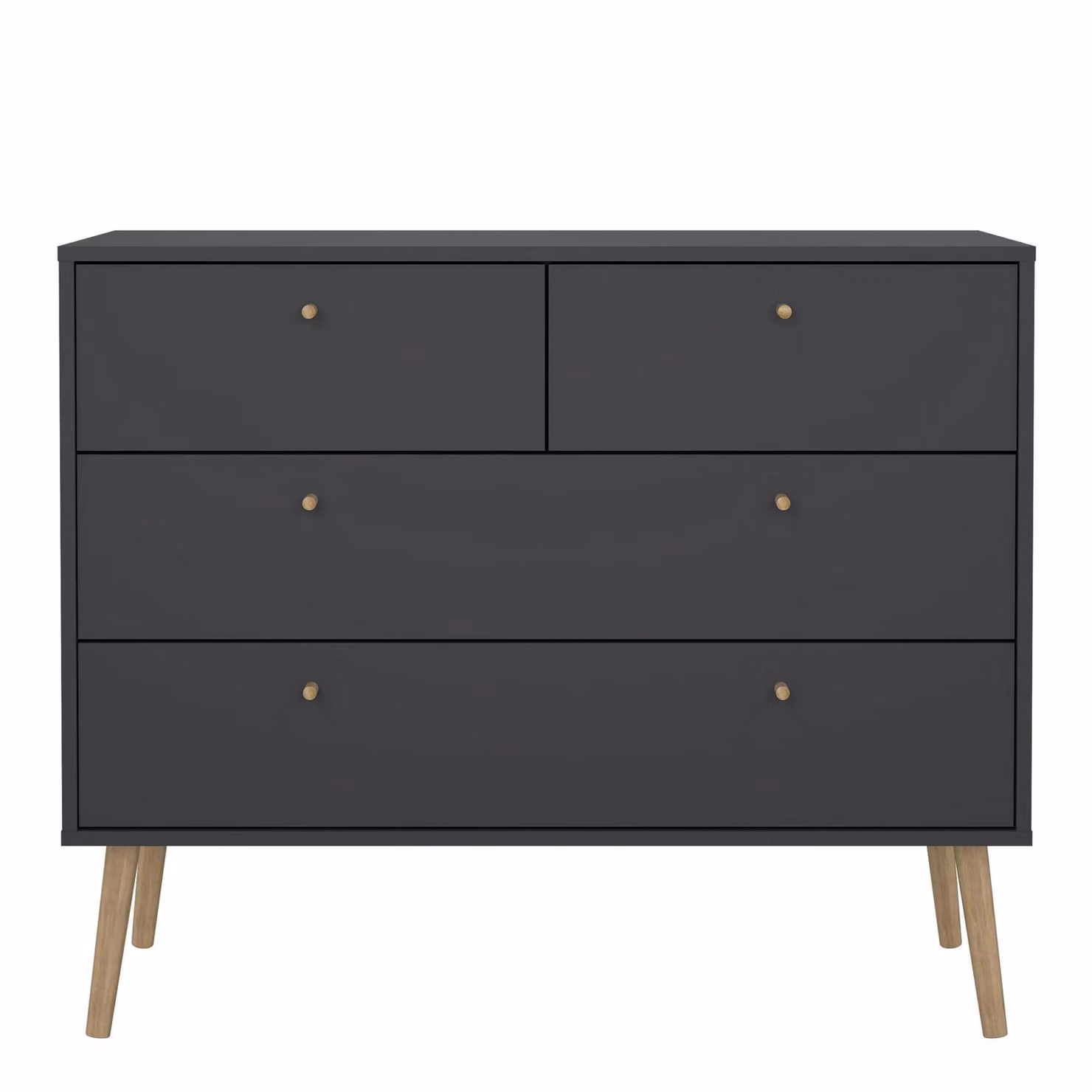 Furniture To Go Cumbria 2 + 2 Drawer Chest in Grey – 2